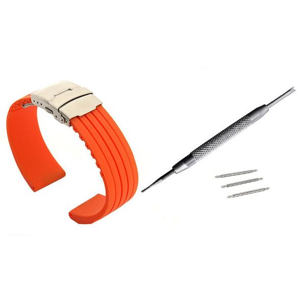 watch bands silicone sport strap 18mm 20mm 22mm 24mm folding buckle waterproof rubber men replacement bracelet band accessories, Black;brown
watch bands silicone sport strap 18mm 20mm 22mm 24mm folding buckle waterproof rubber men replacement bracelet band accessories, Black;brown