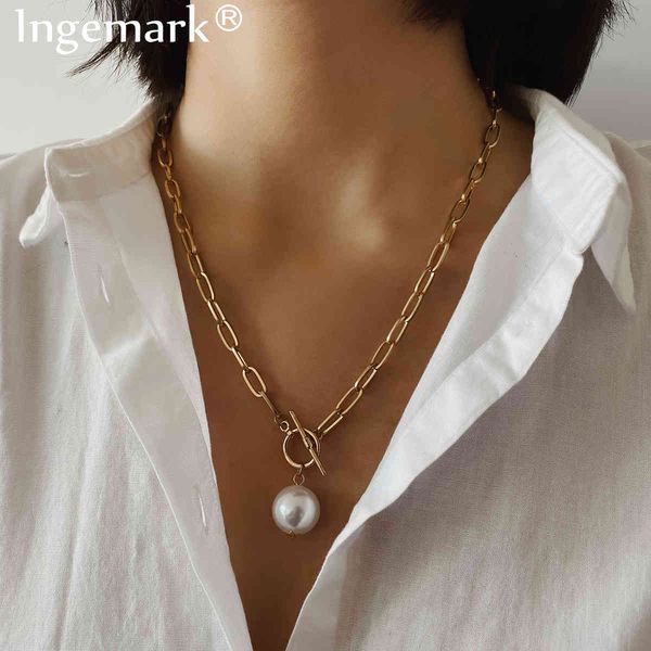 necklaces pendants gothic baroque pearl pendant choker for women wedding punk big bead lariat gold color long chain jewelry, Silver
necklaces pendants gothic baroque pearl pendant choker for women wedding punk big bead lariat gold color long chain jewelry, Silver