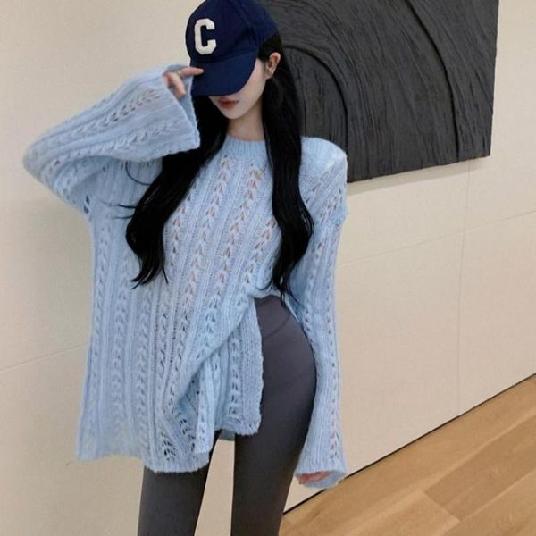 women's sweaters women sweater jumpers autumn winter knitwear side split loose female knitted pullovers oversized streetwear blue, White;black
women's sweaters women sweater jumpers autumn winter knitwear side split loose female knitted pullovers oversized streetwear blue, White;black