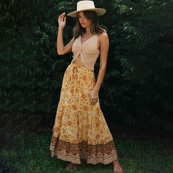 jastie casual floral print maxi women skirt high waist a line boho tassel summer skirt chic ruffle beach female skirts 210419, Black
jastie casual floral print maxi women skirt high waist a line boho tassel summer skirt chic ruffle beach female skirts 210419, Black