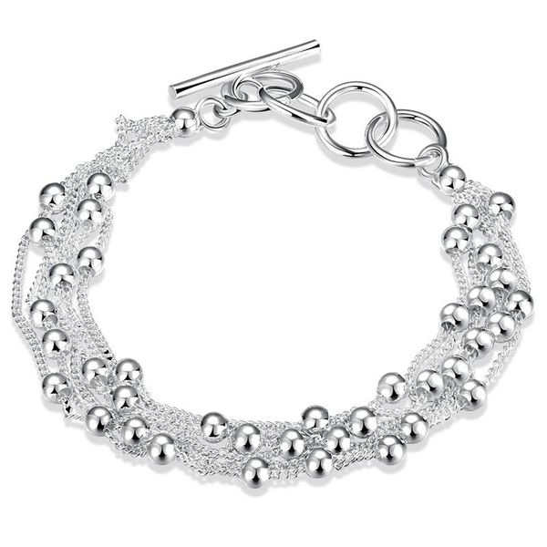 beaded bracelet women silver plated korean fine jewelry fashion exquisite lady charm chain link bracelets link,, Black
beaded bracelet women silver plated korean fine jewelry fashion exquisite lady charm chain link bracelets link,, Black