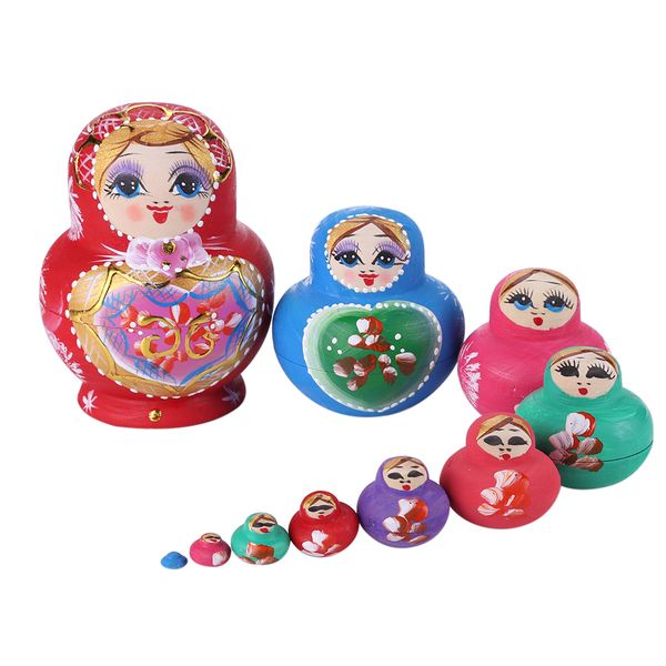 10 layers matryoshka wooden dolls toys mini peach heart girls matryoshka toys ethnic russian dolls home decor kids gifts#38
10 layers matryoshka wooden dolls toys mini peach heart girls matryoshka toys ethnic russian dolls home decor kids gifts#38
