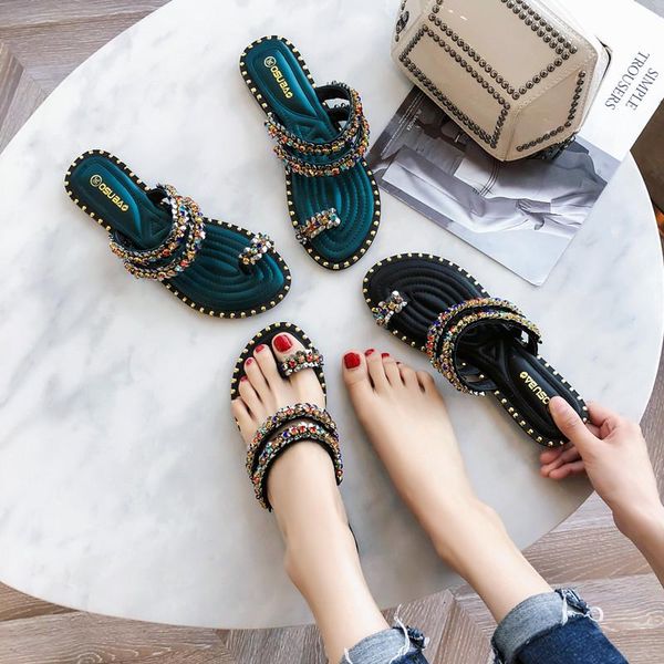 flat bottomed flip flops women's summer fashion flop clip 2021 chic diamond beach slippers, Black
flat bottomed flip flops women's summer fashion flop clip 2021 chic diamond beach slippers, Black