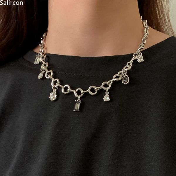 pendant necklaces kpop silver color alloy statement short collar clavicle chain necklace for women men 2021 trend geometric neck jewelry
pendant necklaces kpop silver color alloy statement short collar clavicle chain necklace for women men 2021 trend geometric neck jewelry