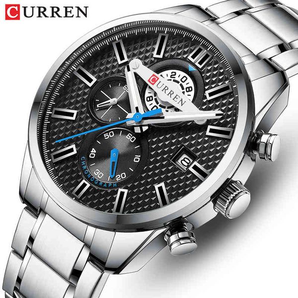 men watch luxury stainless steel sport watches mens big dial chronograph quartz wristwatch clock male relojes hombre 210517, Slivery;brown
men watch luxury stainless steel sport watches mens big dial chronograph quartz wristwatch clock male relojes hombre 210517, Slivery;brown