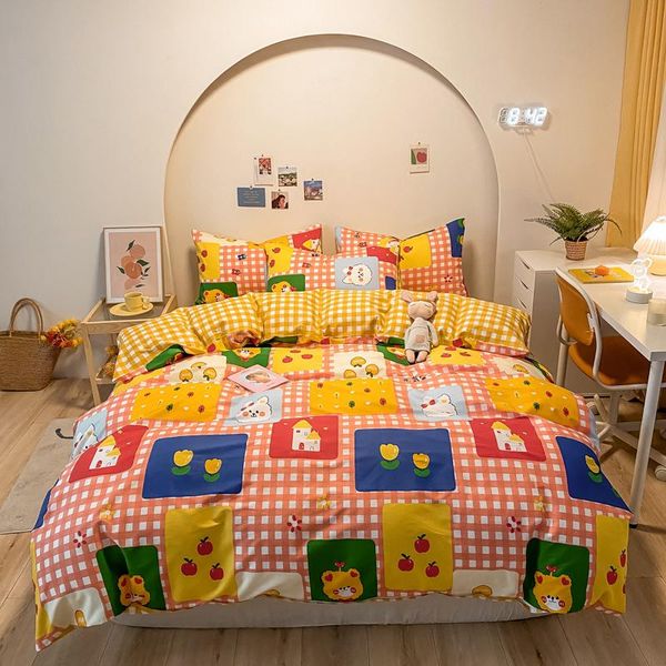 bedding sets home textile kawaii cotton ins small fresh series four-piece embroidery cartoon pocket gray bed cover set
bedding sets home textile kawaii cotton ins small fresh series four-piece embroidery cartoon pocket gray bed cover set