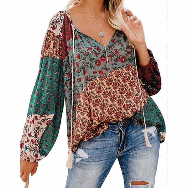 women's blouse peasant blouse shirt geometric lace up patchwork print v neck purple black gray w5vb#, White
women's blouse peasant blouse shirt geometric lace up patchwork print v neck purple black gray w5vb#, White
