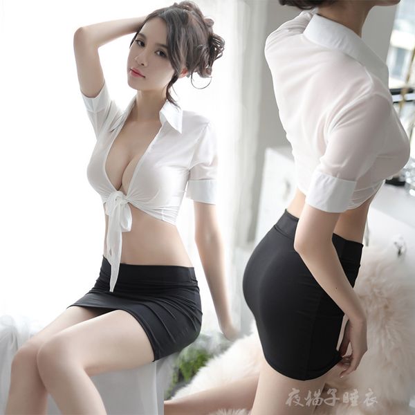 women's fun underwear uniform allure ol secretary suit pajamas large profsional drs, Red;black
women's fun underwear uniform allure ol secretary suit pajamas large profsional drs, Red;black