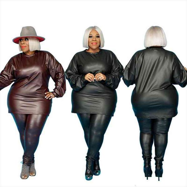 plus size clothing 5xl two piece outfits women leather pu and pants leggings streetwear tracksuit wholesale dropshipping, White
plus size clothing 5xl two piece outfits women leather pu and pants leggings streetwear tracksuit wholesale dropshipping, White