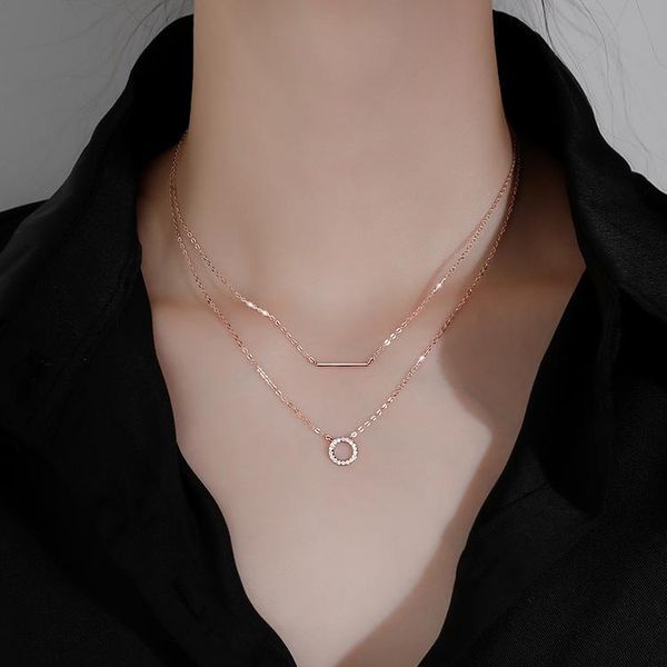 chains 925 sterling silver double layer choker round shiny zircon long strip pendant necklaces wedding gift for women fine accessories
chains 925 sterling silver double layer choker round shiny zircon long strip pendant necklaces wedding gift for women fine accessories