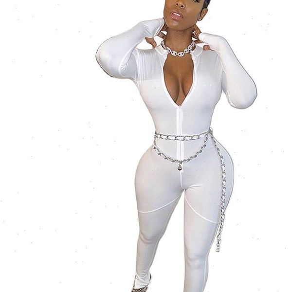 valentine stretch thick material women jumpsuits white bodycon zippers overalls soft long sleeve rompers, Black;white
valentine stretch thick material women jumpsuits white bodycon zippers overalls soft long sleeve rompers, Black;white