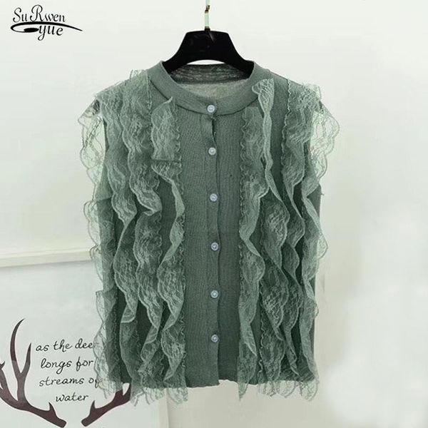 women's blouses & shirts 2021 summer knitted shirt women blouse lace patchwork sleeveless womens button clothes blusas mujer de moda 1, White
women's blouses & shirts 2021 summer knitted shirt women blouse lace patchwork sleeveless womens button clothes blusas mujer de moda 1, White