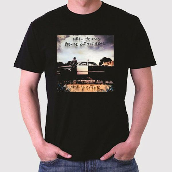 neil young + promise of the real the visitor men's black t-shirt size s to 3xl, White;black
neil young + promise of the real the visitor men's black t-shirt size s to 3xl, White;black