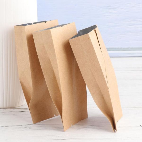 gift wrap 100pcs kraft paper side gusset bags aluminum foil sealing pouch food packaging bag for tea dried fruit (10.5x5x2)
gift wrap 100pcs kraft paper side gusset bags aluminum foil sealing pouch food packaging bag for tea dried fruit (10.5x5x2)