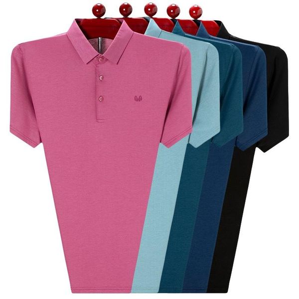 hengyuan silk short sleeve t-shirt men's summer leisure middle aged mercerized cotton shirt pants, Black
hengyuan silk short sleeve t-shirt men's summer leisure middle aged mercerized cotton shirt pants, Black
