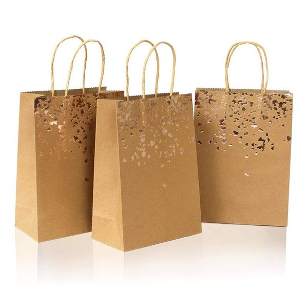 gift wrap 20pcs kraft paper bag with handles solid color packing bags for store clothes wedding christmas party supplies handbags
gift wrap 20pcs kraft paper bag with handles solid color packing bags for store clothes wedding christmas party supplies handbags