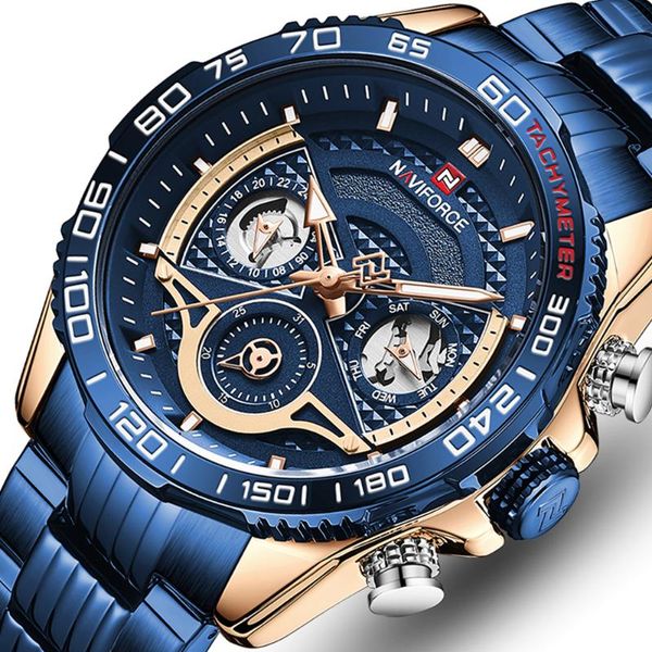 wristwatches naviforce 9185 mens watches quartz watch men waterproof stainless steel date male clock relogio masculino 24, Slivery;brown
wristwatches naviforce 9185 mens watches quartz watch men waterproof stainless steel date male clock relogio masculino 24, Slivery;brown