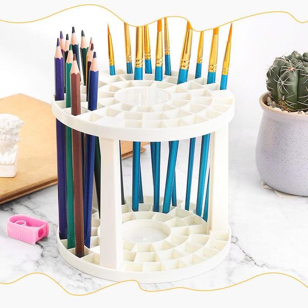 gift sets paint brush pen holder 49 holes rack display stand support watercolor pencil for students desk organizer
gift sets paint brush pen holder 49 holes rack display stand support watercolor pencil for students desk organizer