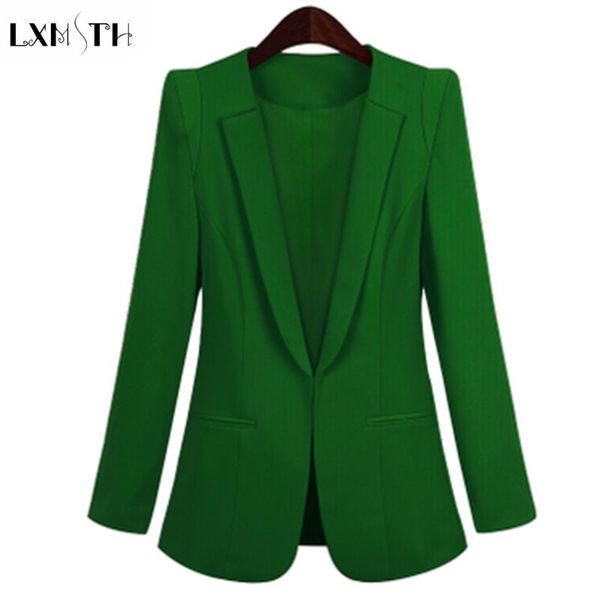 women's suits & blazers lxmsth 2021 korean green plus size blazer autumn fashion solid office for ladies pockets nockets long sleeve wo, White;black
women's suits & blazers lxmsth 2021 korean green plus size blazer autumn fashion solid office for ladies pockets nockets long sleeve wo, White;black