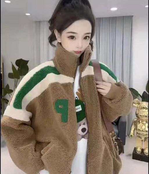 women's jackets lapel autumn fleece long-sleeved color casual double-faced solid winter coat cardigan and women's coats, Black;brown
women's jackets lapel autumn fleece long-sleeved color casual double-faced solid winter coat cardigan and women's coats, Black;brown