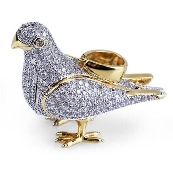 pendant necklaces classic fashion gold-plated two-color micro-inlaid zircon pigeon necklace suitable for men and women hip-hop jewelry, Silver
pendant necklaces classic fashion gold-plated two-color micro-inlaid zircon pigeon necklace suitable for men and women hip-hop jewelry, Silver