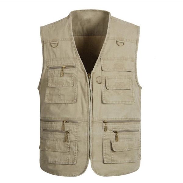 men's vests xl/7xl mens multi-pockets sleeveless jackets outdoors vest large size v neck work fishing waistcoats male casual j2878, Black;white
men's vests xl/7xl mens multi-pockets sleeveless jackets outdoors vest large size v neck work fishing waistcoats male casual j2878, Black;white
