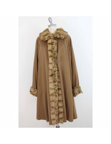 women's fur & faux arlenesain custom coat cape vintage sable wool camel beige, Black
women's fur & faux arlenesain custom coat cape vintage sable wool camel beige, Black