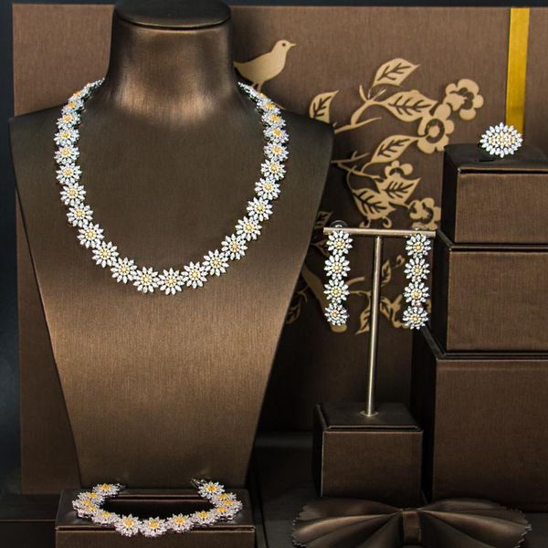 earrings & necklace sakura love morocco wedding african jewelry set glamour bride 24k gold luxury fashion zircon bracelet, Silver
earrings & necklace sakura love morocco wedding african jewelry set glamour bride 24k gold luxury fashion zircon bracelet, Silver