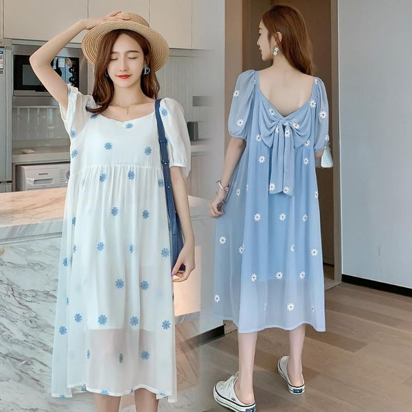 fashion bow chiffon daisy embroidery backless maternity dress cute white clothes for pregnant women loose pregnancy 2021 summer dresses
fashion bow chiffon daisy embroidery backless maternity dress cute white clothes for pregnant women loose pregnancy 2021 summer dresses