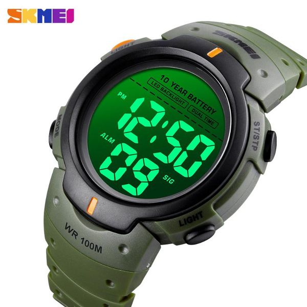sport outdoor watches mens digital 100m waterproof wrist watch men 2 time 10 year battery alarm clock man reloj hombre wristwatches, Slivery;brown
sport outdoor watches mens digital 100m waterproof wrist watch men 2 time 10 year battery alarm clock man reloj hombre wristwatches, Slivery;brown