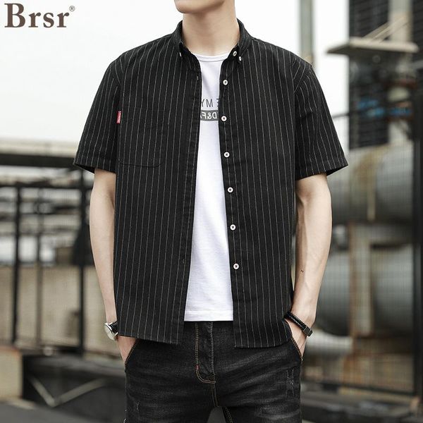 men's casual shirts men striped shirt stand collar streetwear short sleeve button camisa camiseta masculina hombre leisure fashion, White;black
men's casual shirts men striped shirt stand collar streetwear short sleeve button camisa camiseta masculina hombre leisure fashion, White;black