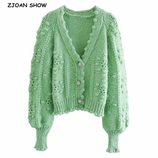 vintage korea style knitting ball cardigan women diamond single-breasted button long lantern sleeve sweater jumper knitwear 210429, White;black
vintage korea style knitting ball cardigan women diamond single-breasted button long lantern sleeve sweater jumper knitwear 210429, White;black