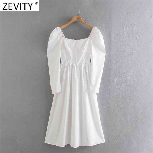 women vintage square collar casual slim white midi dress female chic puff sleeve back zipper elastic vestido ds8191 210416, Black;gray
women vintage square collar casual slim white midi dress female chic puff sleeve back zipper elastic vestido ds8191 210416, Black;gray
