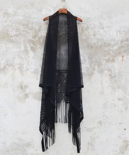 men's vests 2021 clothing thin hollow fringed vest sleeveless personality long cardigan a waistcoat singer costumes, Black;white
men's vests 2021 clothing thin hollow fringed vest sleeveless personality long cardigan a waistcoat singer costumes, Black;white