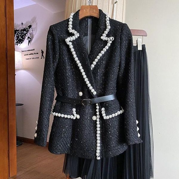 two piece dress fashion suits -4xl sets all-match suit jacket pearl high waist skirt set female spring fall mesh saia outfit, White
two piece dress fashion suits -4xl sets all-match suit jacket pearl high waist skirt set female spring fall mesh saia outfit, White