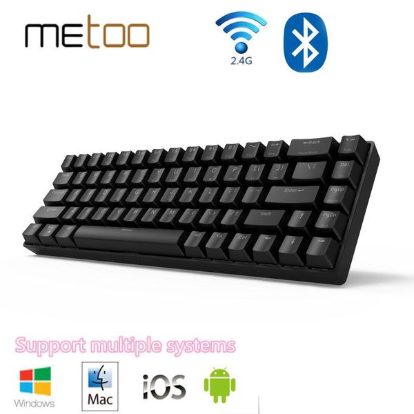 keyboards metoo mechanical keyboard wireless bluetooth/2.4ghz blue red brown switch gaming for mac windows android ru/us
keyboards metoo mechanical keyboard wireless bluetooth/2.4ghz blue red brown switch gaming for mac windows android ru/us