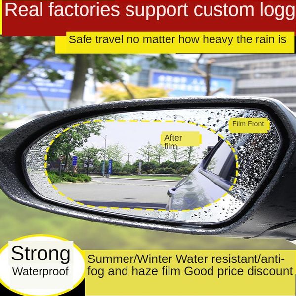 interior decorations 2pcs/set rainproof car accessories mirror window clear film membrane anti fog anti-glare waterproof sticker driving saf
interior decorations 2pcs/set rainproof car accessories mirror window clear film membrane anti fog anti-glare waterproof sticker driving saf