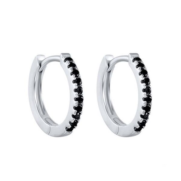 black awn classic 925 sterling silver round black trendy spinel engagement hoop earrings for women fine jewelry bijoux i163, Golden;silver
black awn classic 925 sterling silver round black trendy spinel engagement hoop earrings for women fine jewelry bijoux i163, Golden;silver