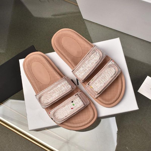 slippers ladies sandals fashion flat shoes luxury designer brand solid thick bottom summer slides footwear, Black
slippers ladies sandals fashion flat shoes luxury designer brand solid thick bottom summer slides footwear, Black