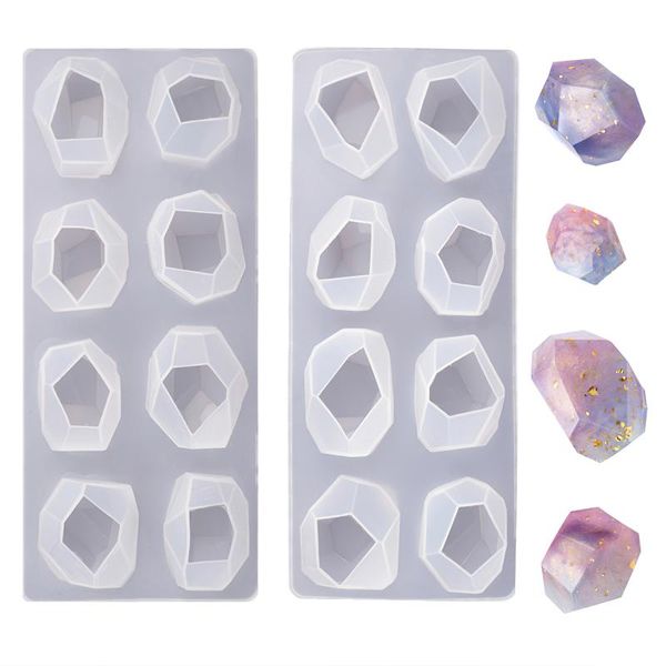 craft tools 2 pcs geometric stone shape mold with 12 grooves resin gems making molds silicone candle soap for home
craft tools 2 pcs geometric stone shape mold with 12 grooves resin gems making molds silicone candle soap for home