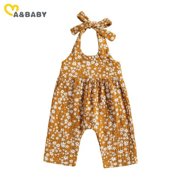 0-24m summer born infant baby girl flower jumpsuit sleeveless rompers toddler vintage clothes 210515, Blue
0-24m summer born infant baby girl flower jumpsuit sleeveless rompers toddler vintage clothes 210515, Blue