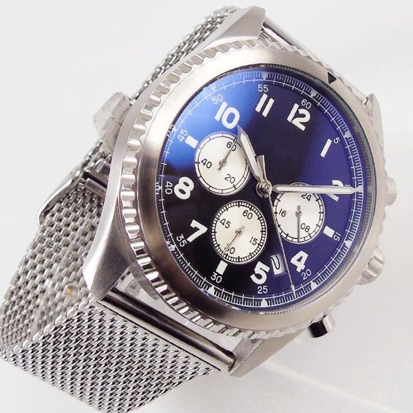 wristwatches green quartz 45mm men watch chronograph date function rotating bezel stainless steel, Slivery;brown
wristwatches green quartz 45mm men watch chronograph date function rotating bezel stainless steel, Slivery;brown