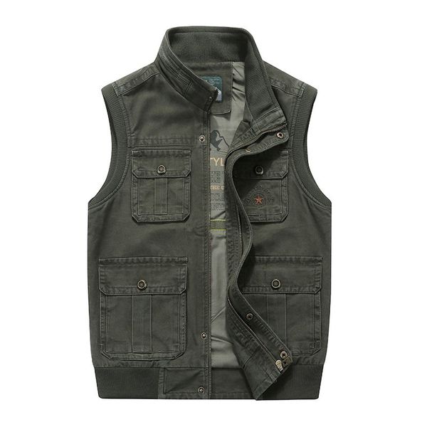 men's jackets 7xl 8xl military outdoor men multi pocket cotton vest male pographer shooting waistcoat sleeveless travel vests ni9i, Black;brown
men's jackets 7xl 8xl military outdoor men multi pocket cotton vest male pographer shooting waistcoat sleeveless travel vests ni9i, Black;brown