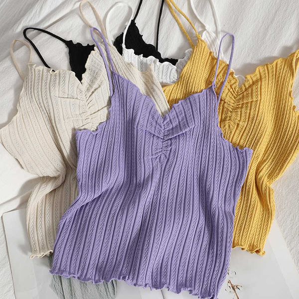 age-reducing fungus side folds slim bottoming solid color spring and summer slim knit vest 210709, White
age-reducing fungus side folds slim bottoming solid color spring and summer slim knit vest 210709, White
