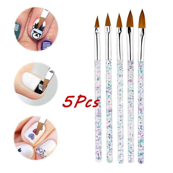 nail brushes 5pcs/set 11/13/15/17/19mm art crystal brush acrylic uv gel builder painting dotting pen carving tips manicure salon tools, Yellow
nail brushes 5pcs/set 11/13/15/17/19mm art crystal brush acrylic uv gel builder painting dotting pen carving tips manicure salon tools, Yellow