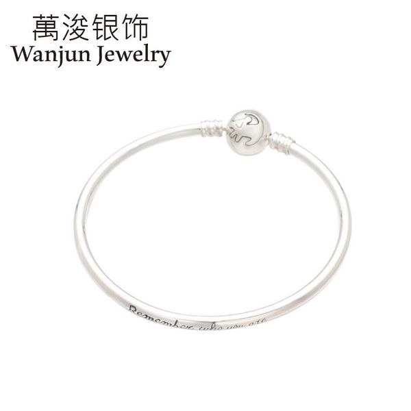 wanjun jewelry 100%925 silver fashion exquisite lion king, bangles lettering bracelets gift send friends bangle, Black
wanjun jewelry 100%925 silver fashion exquisite lion king, bangles lettering bracelets gift send friends bangle, Black