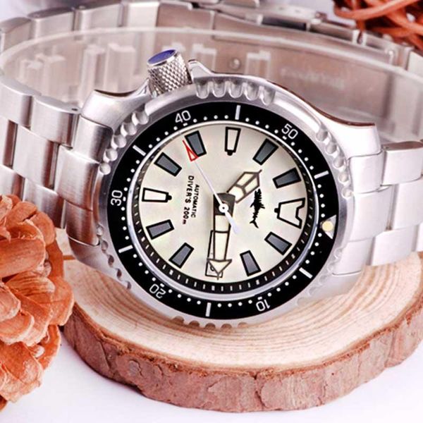 wristwatches heimdallr retro puffer fish men's diving watch sapphire 200m waterproof nh36a automatic movement panoramic luminous, Slivery;brown
wristwatches heimdallr retro puffer fish men's diving watch sapphire 200m waterproof nh36a automatic movement panoramic luminous, Slivery;brown