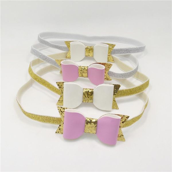 white pink artificial leather bow headband glitter gloss girl kid hairbands sweet head stretch band 10pcs/lot hair accessories, Slivery;white
white pink artificial leather bow headband glitter gloss girl kid hairbands sweet head stretch band 10pcs/lot hair accessories, Slivery;white