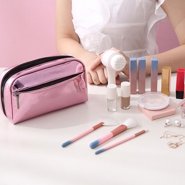cosmetic bag for women portable waterproof small makeup storage tote travel organizer toiletries pouch female wash packet bags & cases
cosmetic bag for women portable waterproof small makeup storage tote travel organizer toiletries pouch female wash packet bags & cases