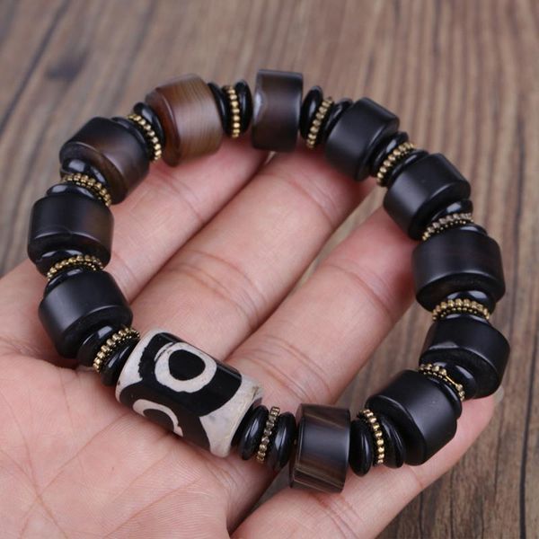 other bracelets matte cylinder tube brown black onyx semi precious stone gold spacer tibetan buddhism beads energy bracelet for man, Golden;silver
other bracelets matte cylinder tube brown black onyx semi precious stone gold spacer tibetan buddhism beads energy bracelet for man, Golden;silver